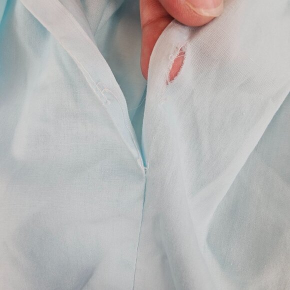 Vtg JC Penney Dress Baby Blue Girls 24M Toddle Time Dainty Pretty Formal Lace - Picture 13 of 16